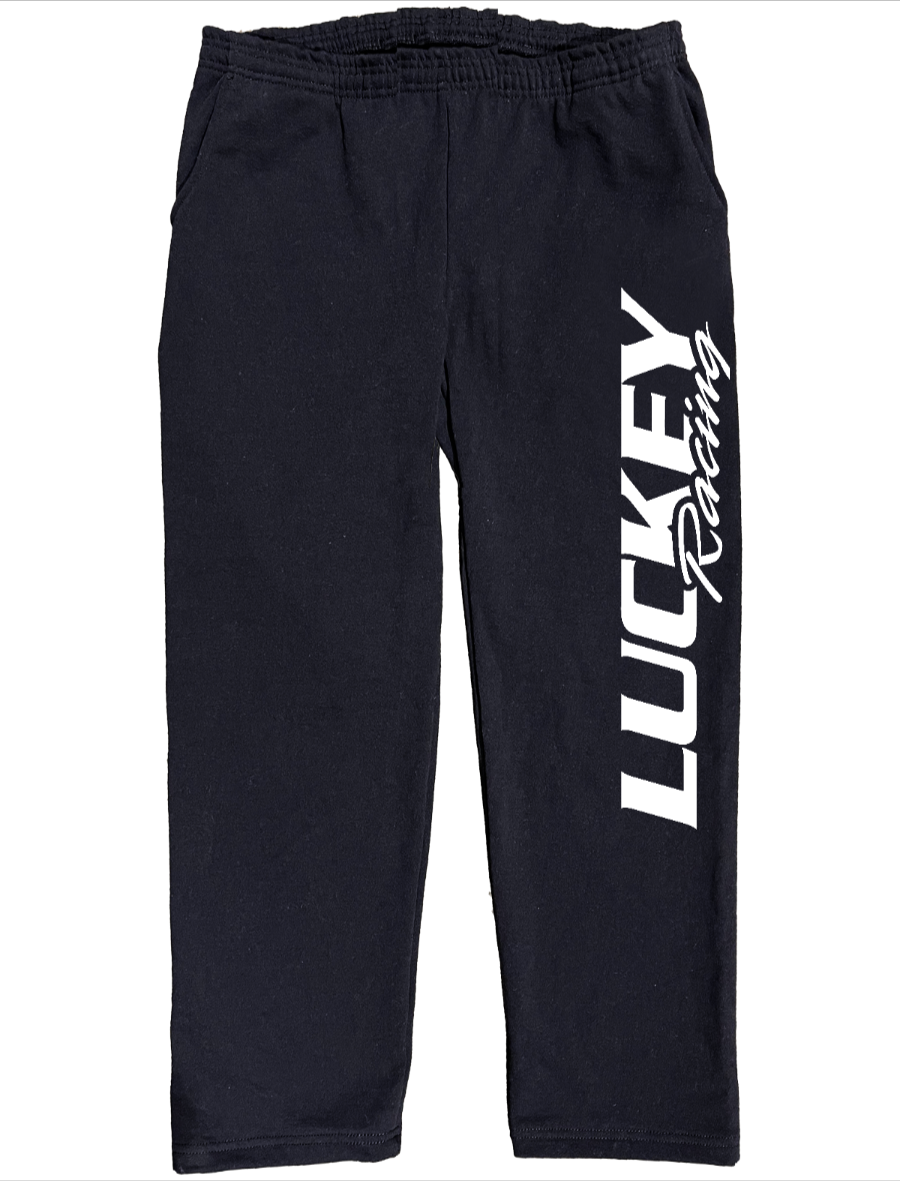 Luckey Racing Open Bottom Sweatpants