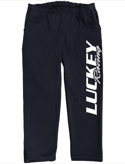 Luckey Racing Open Bottom Sweatpants