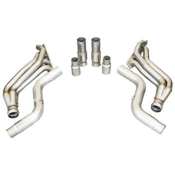 TSP Hemi-Hellcat 2" Long Tube Headers With High Flow Cat Connection Pipes