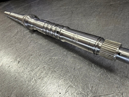 ATS billet main shaft close-up for ZF 8HP90 and 8HP95 transmissions