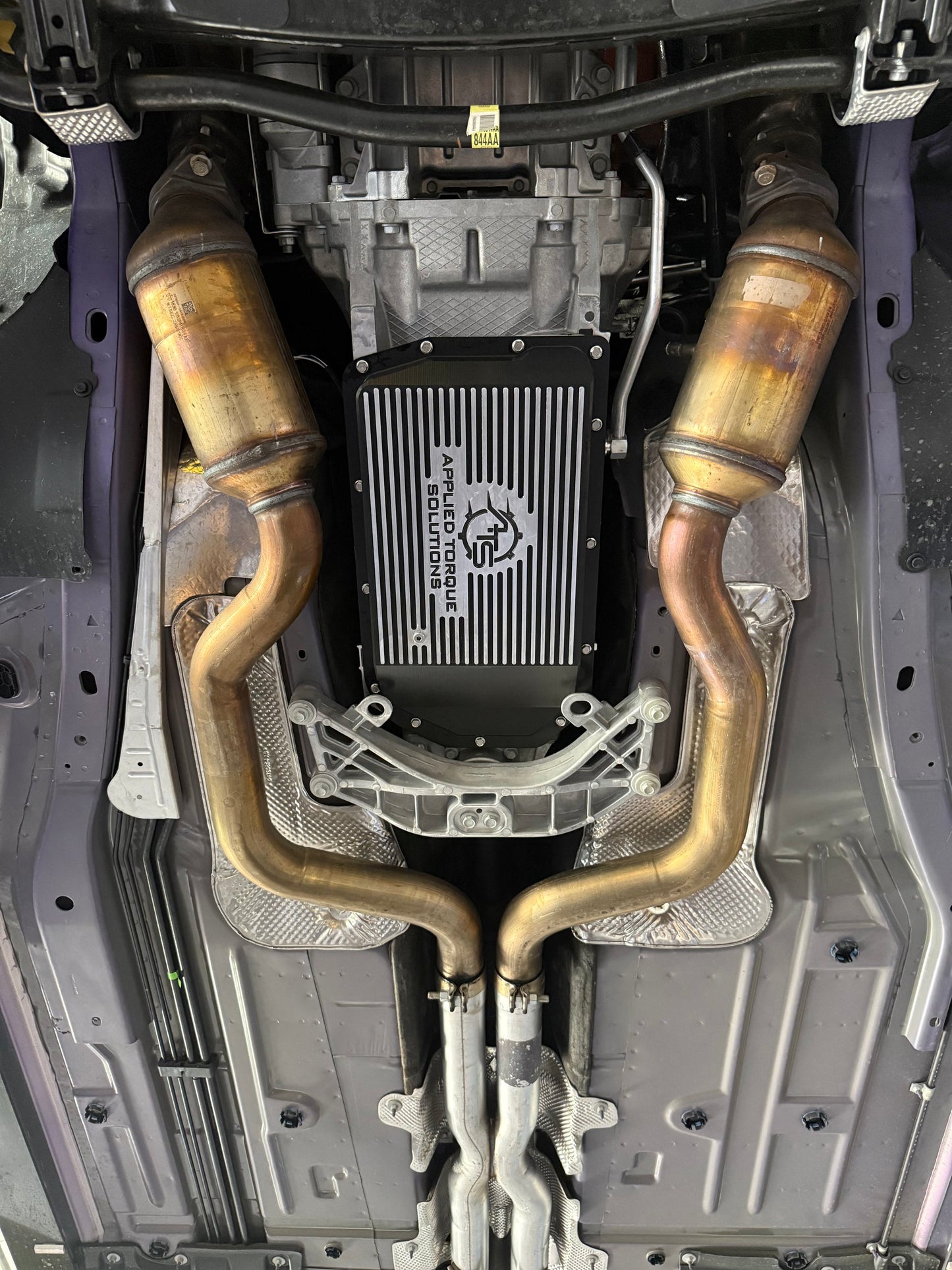 ATS billet high capacity transmission pan for ZF 8HP90 and 8HP95