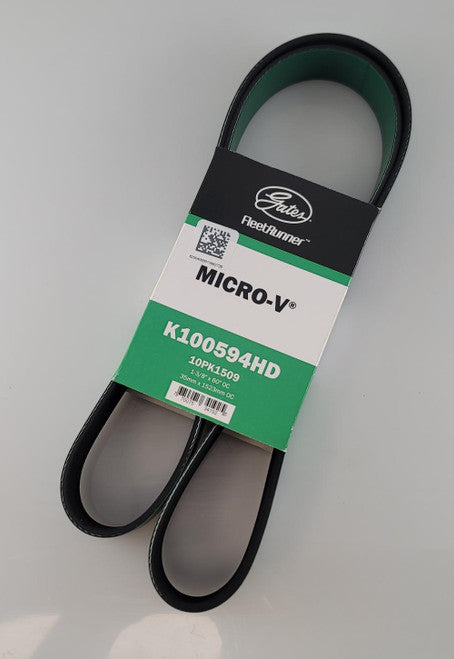 Gates K100594HD Fleetrunner Micro-V Heavy Duty Serpentine Belt for 15-23 Challenger & Charger SRT Hellcat 6.2L HEMI