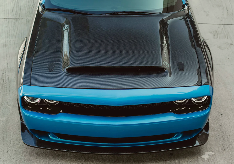 AutoAddict 2015-2023 Dodge Challenger Demon Type-OE Carbon Fiber Hood