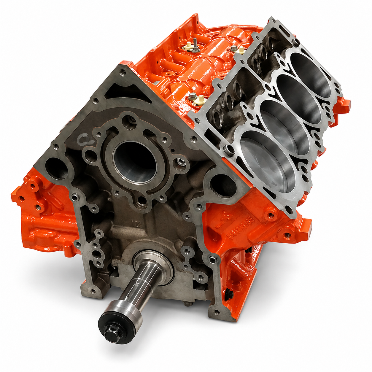 Luckey Racing HEMI Express 426 CI forged stroker short block on white background